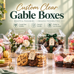 How Custom Clear Gable Boxes Support Attractive Product Packaging