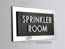 metallic name plate for home